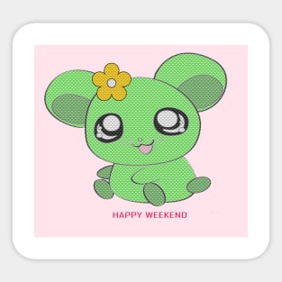 happy weekend Sticker